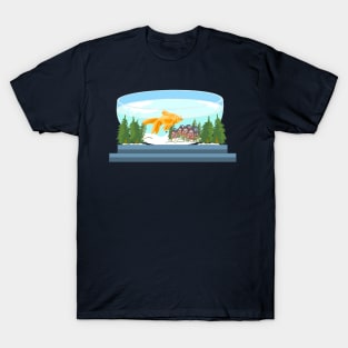 Snow Globe Recycled to Fishbowl T-Shirt